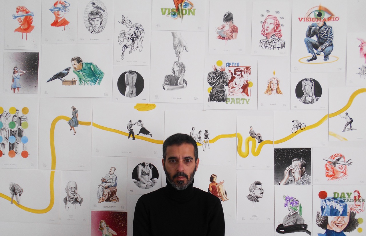 Pablo Gallo, ilustrador e pintor: “No proceso accedo a outra realidade”